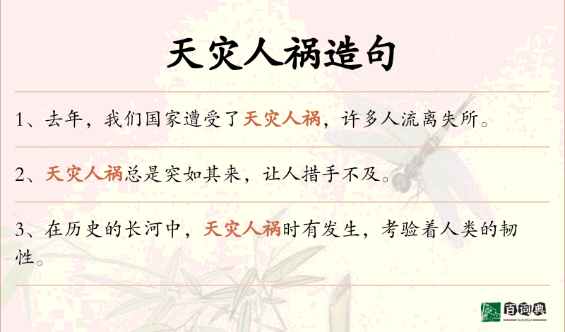 天灾人祸