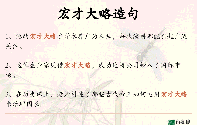 宏才大略