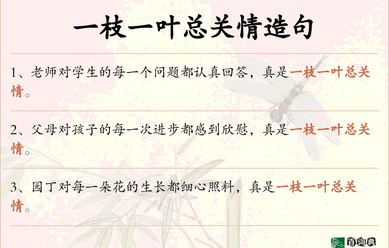 一枝一叶总关情