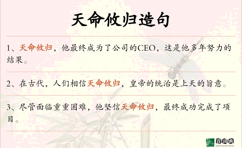 天命攸归