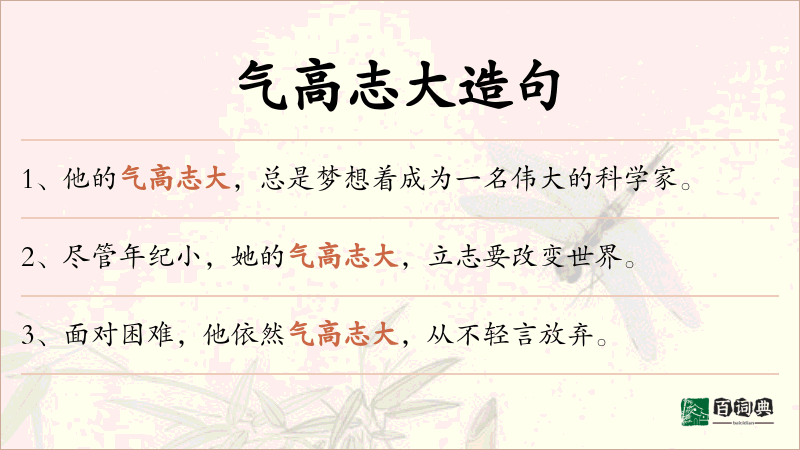 气高志大