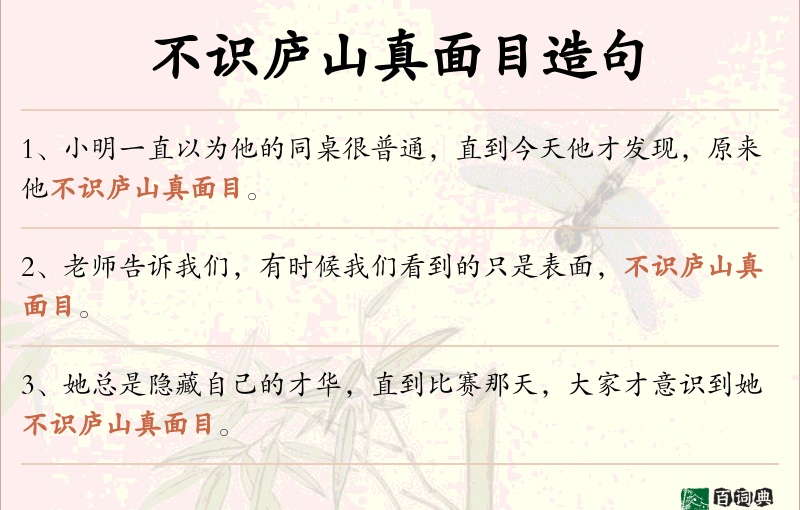 不识庐山真面目