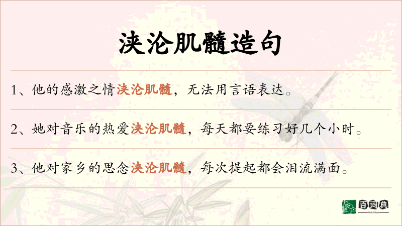 浃沦肌髓