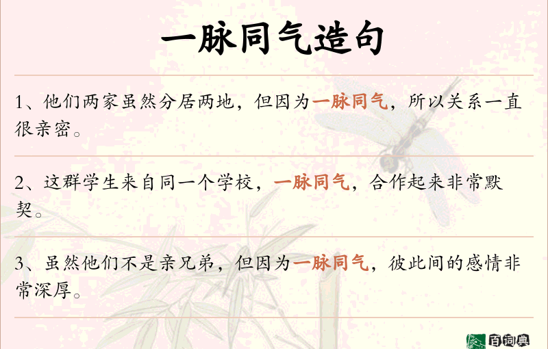 一脉同气