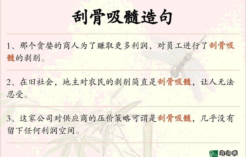 刮骨吸髓