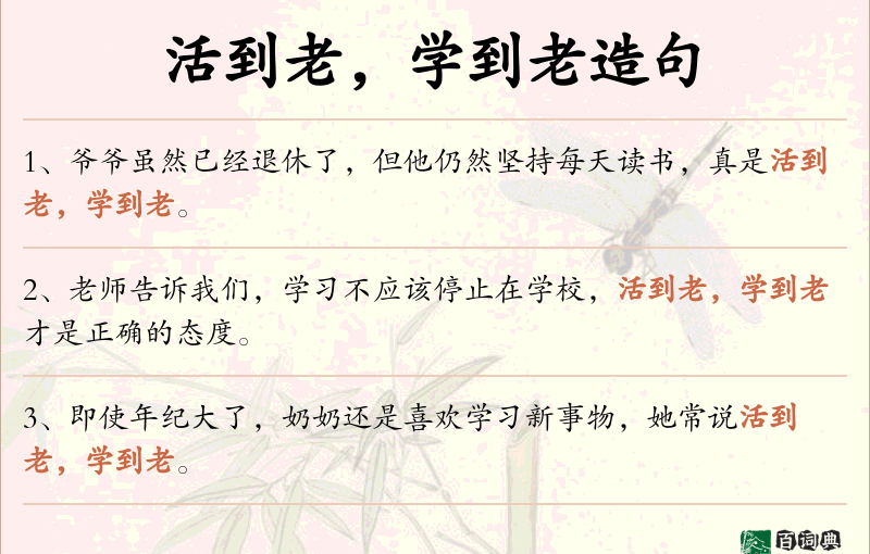 活到老，学到老
