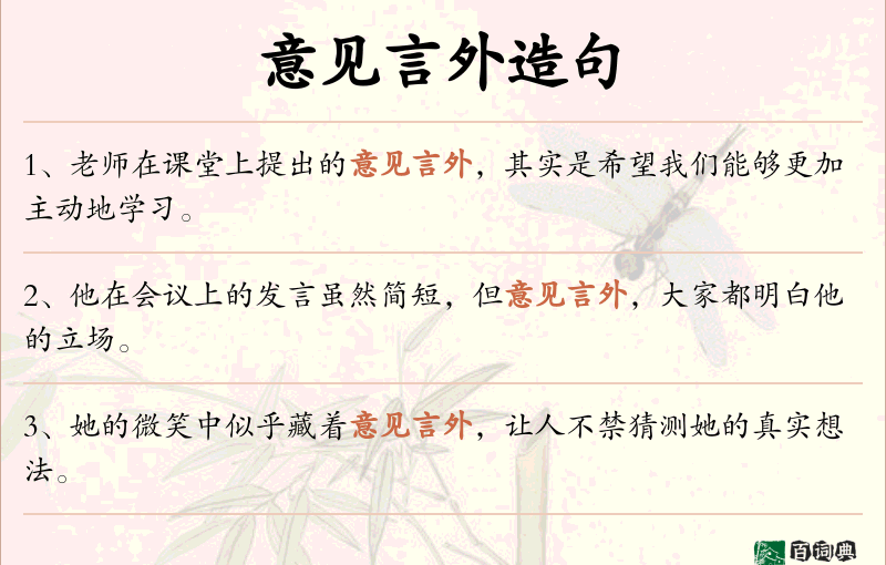 意见言外