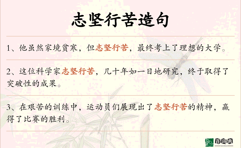 志坚行苦