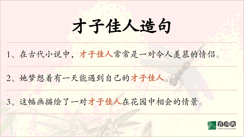 才子佳人