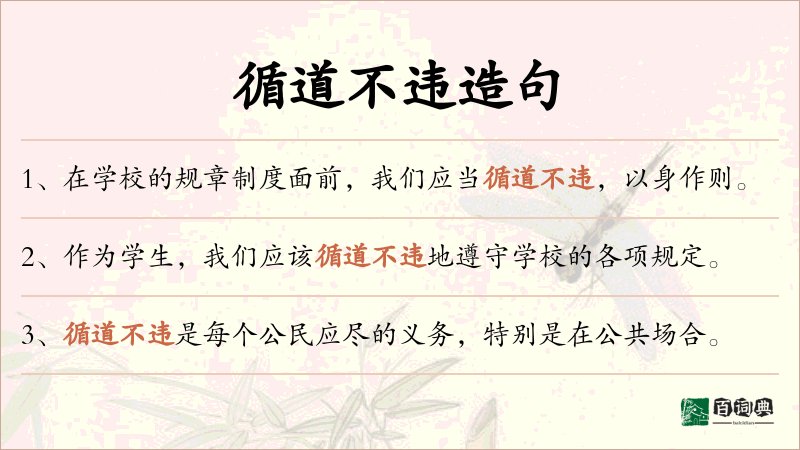 循道不违