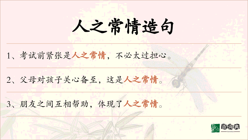 人之常情
