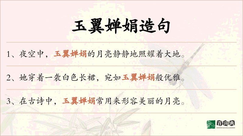 玉翼婵娟
