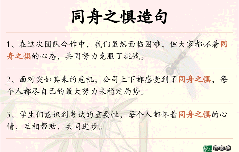 同舟之惧