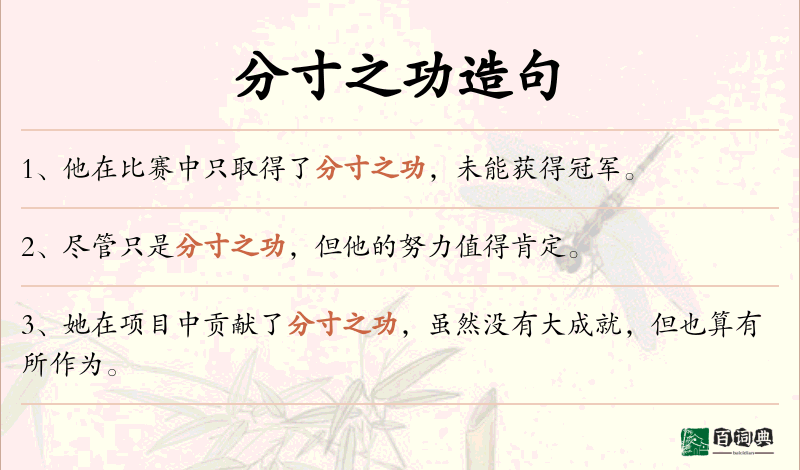 分寸之功