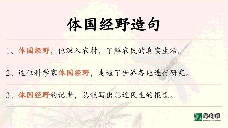 体国经野