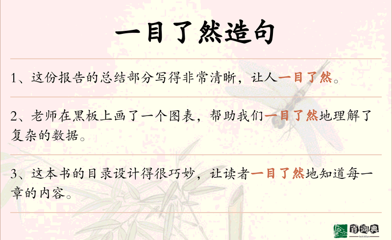 一目了然