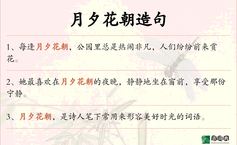 月夕花朝