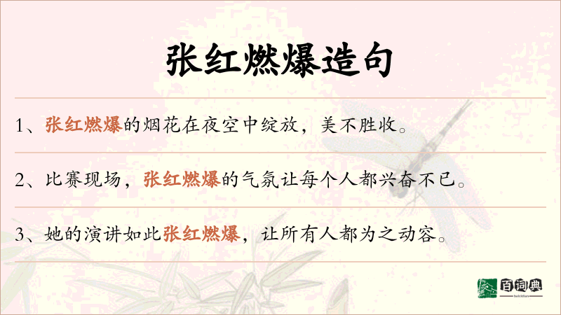 张红燃爆