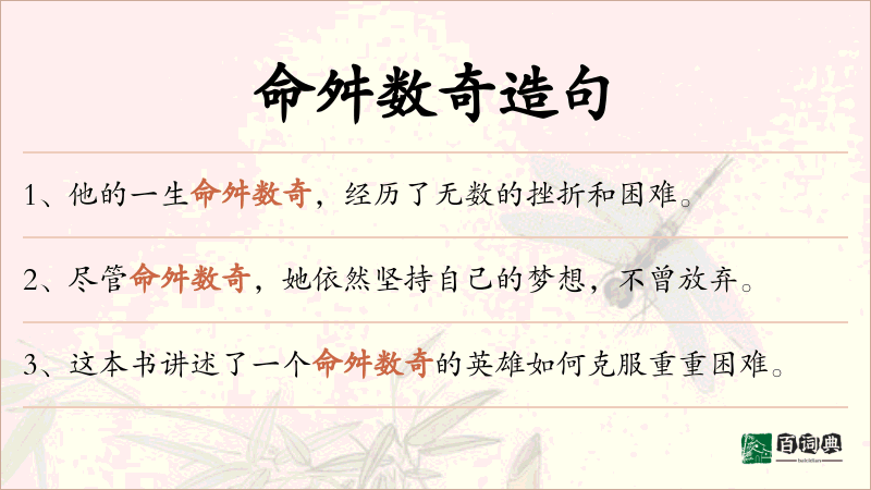 命舛数奇