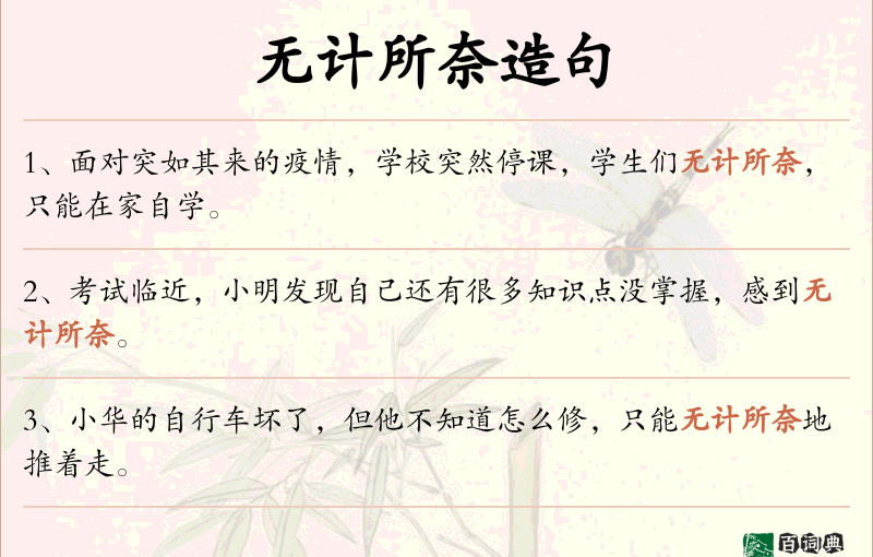 无计所奈