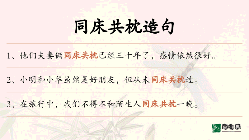 同床共枕