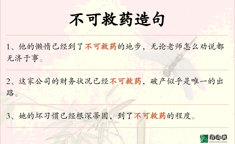 不可救药