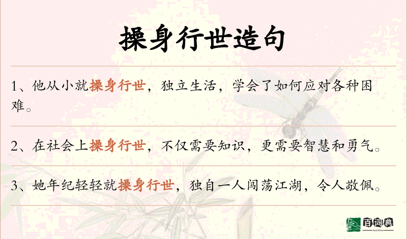 操身行世