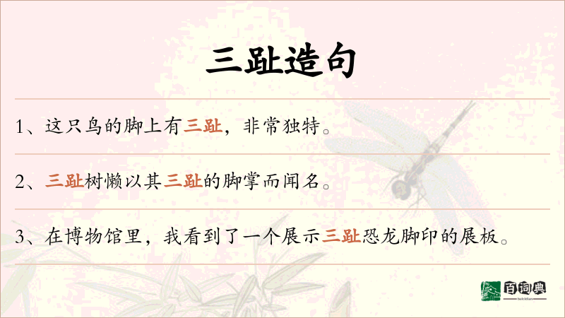 三趾