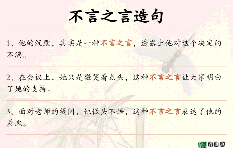 不言之言