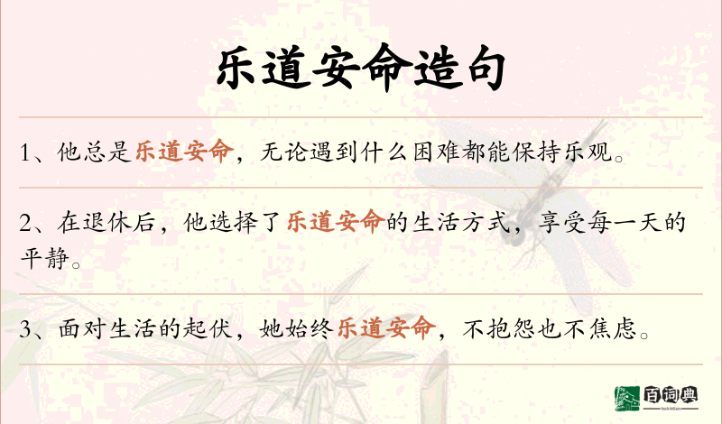 乐道安命