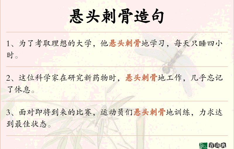 悬头刺骨