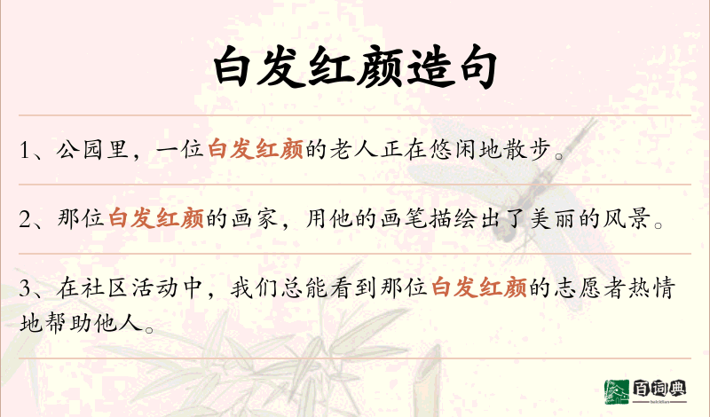 白发红颜