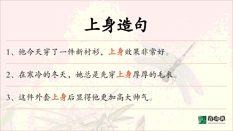 上身