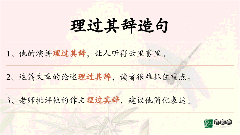 理过其辞
