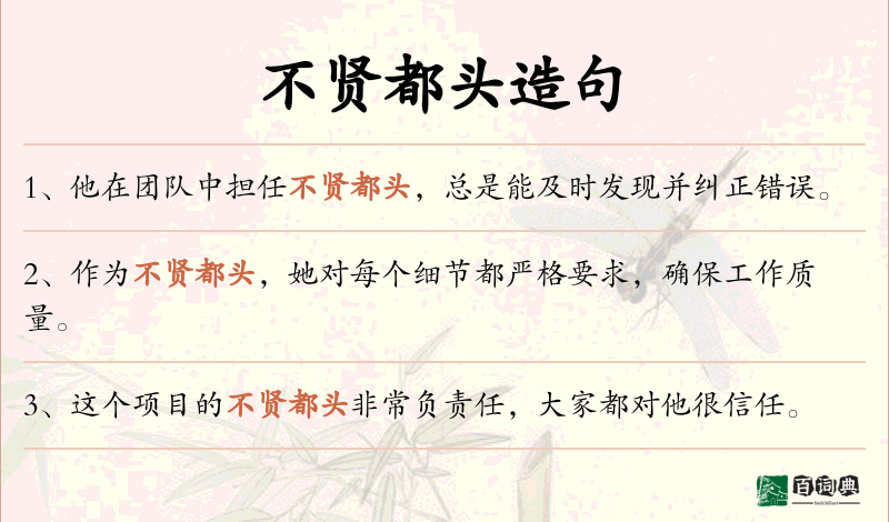 不贤都头
