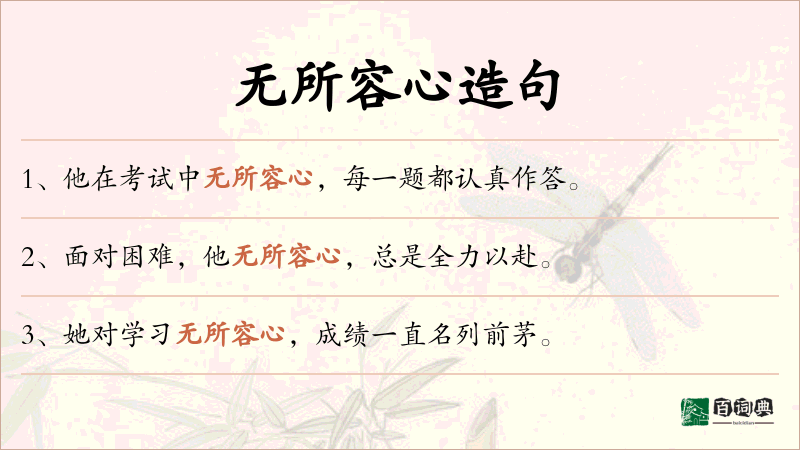无所容心