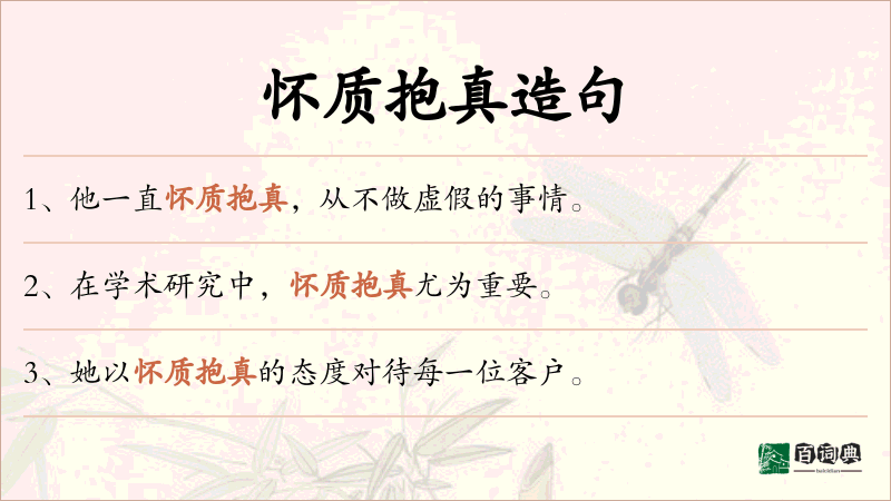 怀质抱真