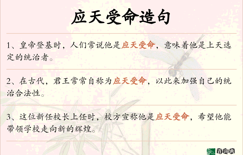 应天受命