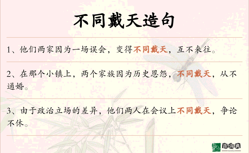 不同戴天
