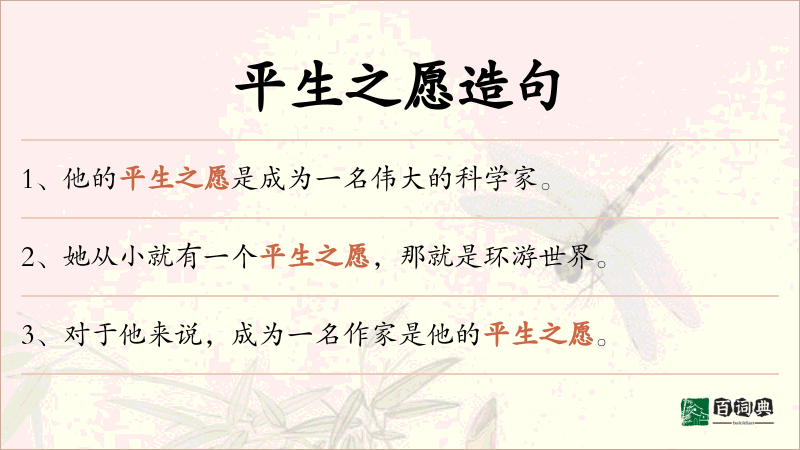 平生之愿