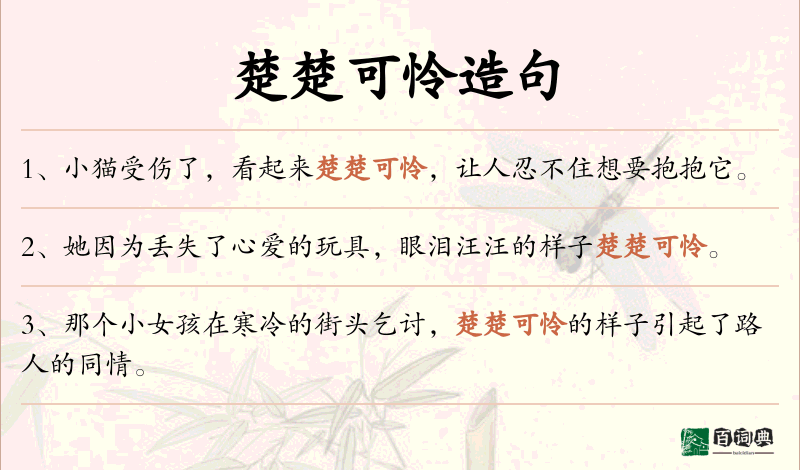 楚楚可怜