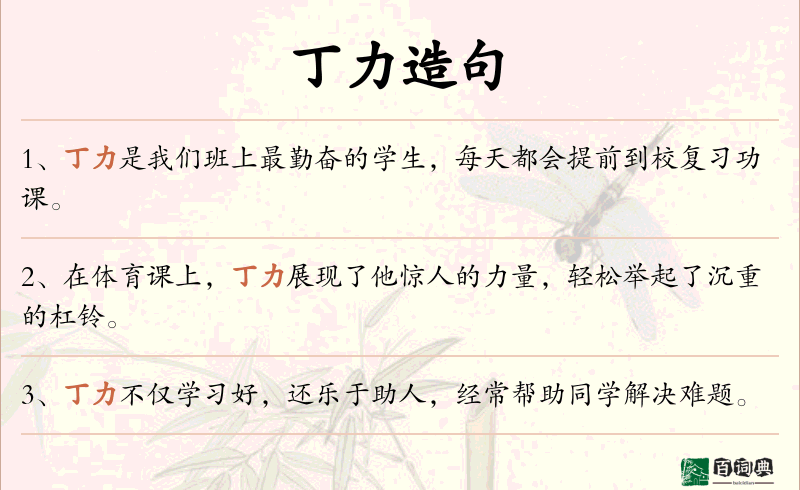 丁力