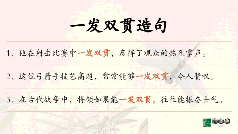 一发双贯