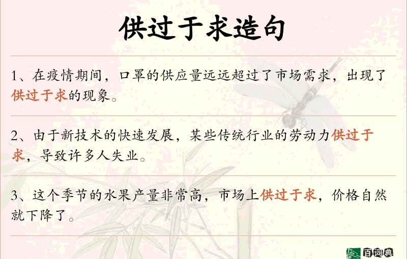 供过于求