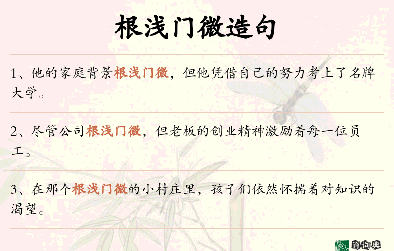 根浅门微