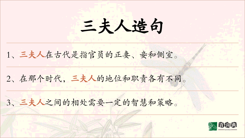 三夫人