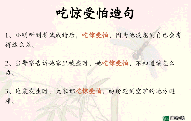 吃惊受怕