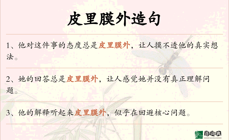 皮里膜外