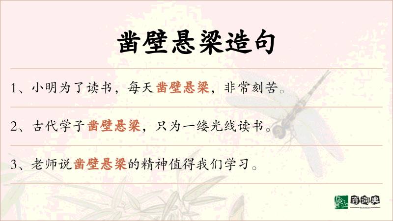 凿壁悬梁