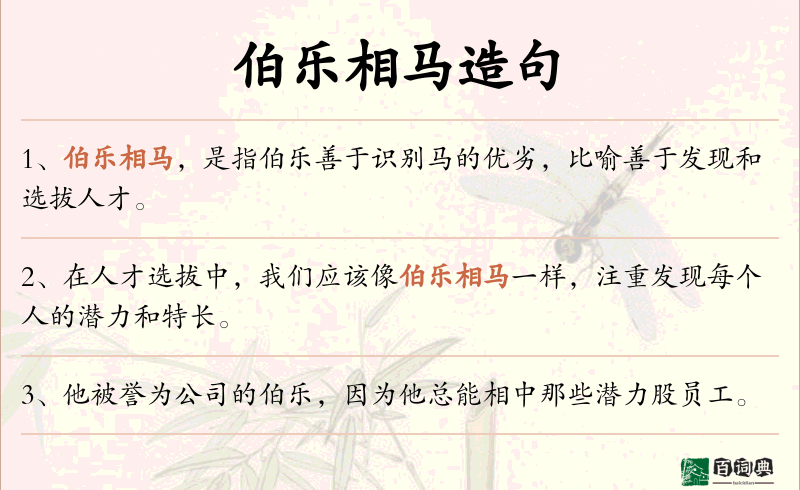 伯乐相马